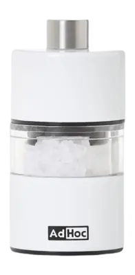 Moulin à Poivre / Sel AdHoc Minimill White 6,2 cm Offre Spéciale