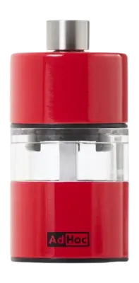 Moulin à Poivre / Sel AdHoc Minimill Red 6,2 cm Meilleure Qualité