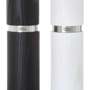 Acheter En Ligne Moulin Sel et Poivre AdHoc Textura Black & White 15 cm