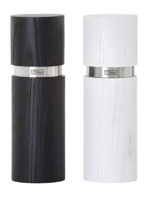 Acheter En Ligne Moulin Sel et Poivre AdHoc Textura Black & White 15 cm