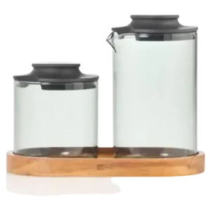 Set Lait et Sucre AdHoc Impact Grey (Set de 3) Meilleure Vente