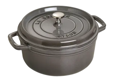 Cocotte Staub Ronde Gris graphite 18 cm Dernière Chance