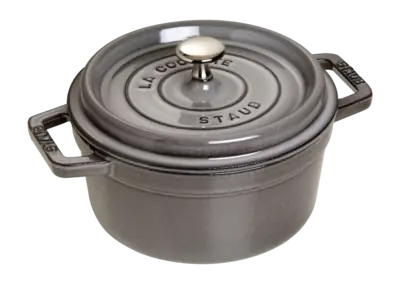 Cocotte Staub Cocotte Ronde Gris Graphite 20 cm Bon Plan