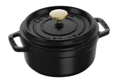 Cocotte Staub Cocotte Ronde Black 12 cm Quantité Limitée