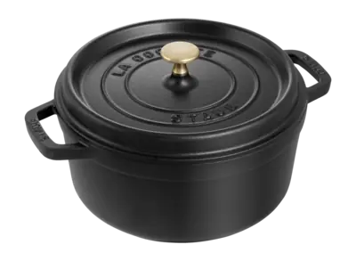Cocotte Staub Cocotte Rond Noir 22 cm Top Vente