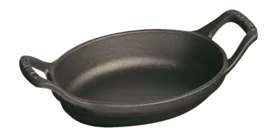 Plat à Four Staub Mini Ovale Black 15 cm Produit De Marque
