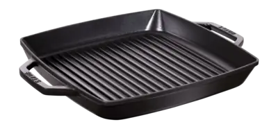 Vente Flash Poêle Grill Staub 2 Poignées Carrée Black 33 x 33 cm