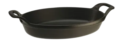 Plat à Four Staub Empilable Ovale Black 21 cm Dernier Modèle