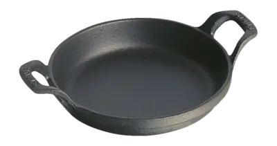Premium Plat à Four Staub Empilable Rond Black 20 cm