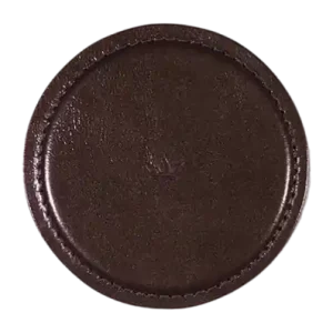 Dessous de Plat / Verre Dutchdeluxes Leather Bronze Métallisé (Lot de 4) Quantité Limitée