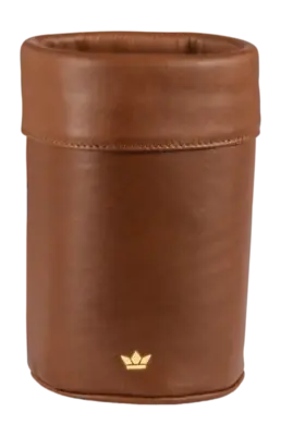 Authentique Refroidisseur de Vin Dutchdeluxes Leather Vintage Cognac