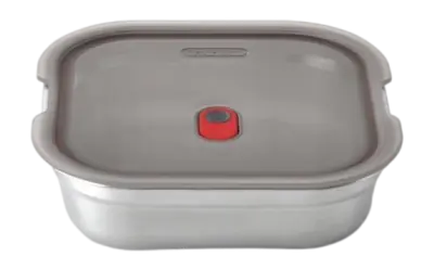 Lunchbox Black+Blum Meal Prep Square Gris 1,1L Retour Gratuit