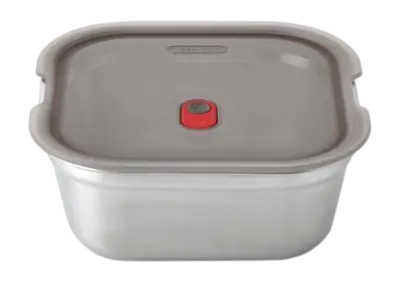 Boîte de Conservation Black+Blum Meal Prep Square Gris 1,4L Gros Lot