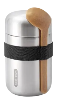 Bouteille Isotherme Black+Blum Food Flask Noir 400 ml Soldes