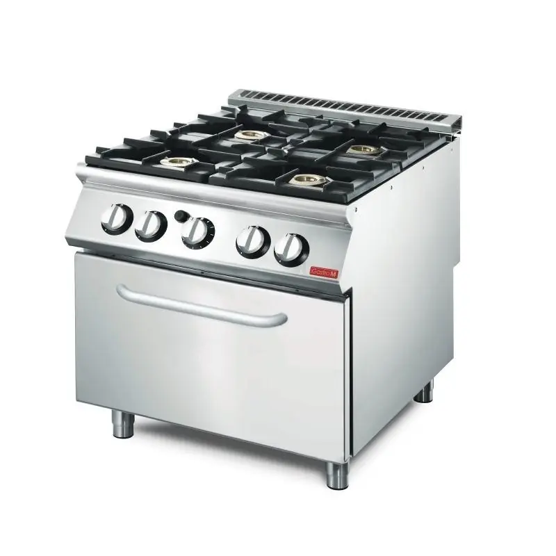 Fourneau gaz sur four à gaz Gastro M 70/80 CFGB Haute Qualité