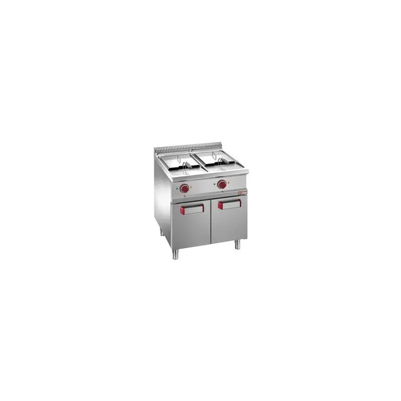 Diamond - Friteuse électrique 2 cuves de 13 litres sur armoire Populaire