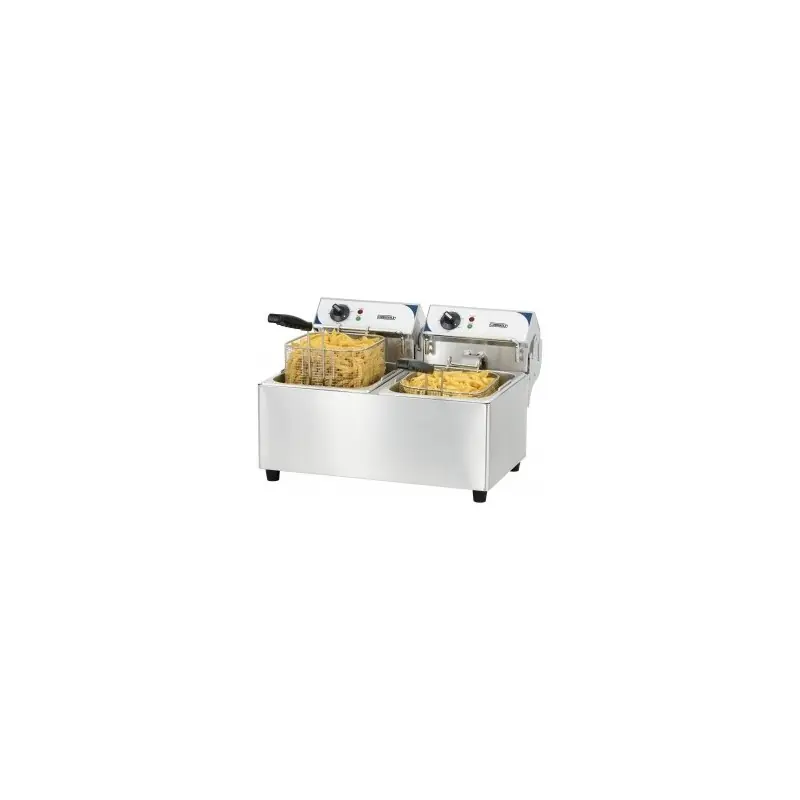 Premium Casselin - Friteuse électrique 2 x 7 litres