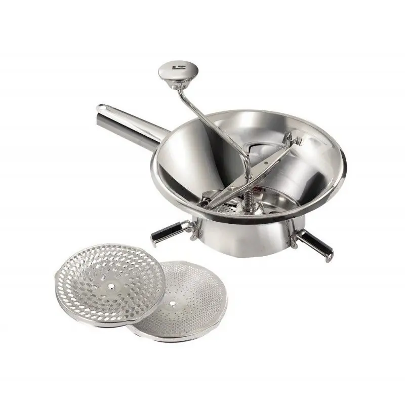 Moulin à légumes inox 24cm 3 grilles - La Bonne Graine Prix Cassé